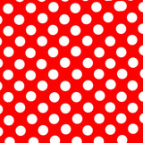 Flamenco Polka Dots Popeline Roter Hintergrund 15mm - Ribes y Casals
