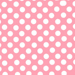 Flamenco gepunktete Popeline Baby Rosa Hintergrund 15mm - Ribes y Casals
