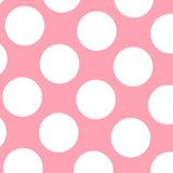 Flämische Polka Dots Baby Rosa Hintergrund 60mm 145x160 cm - Ribes y Casals