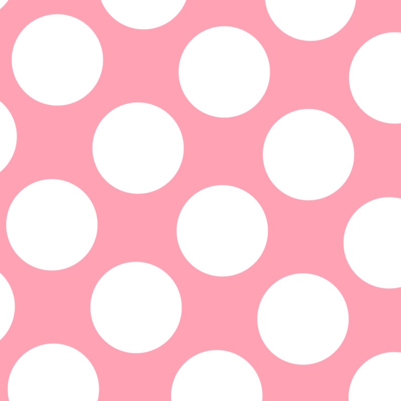 Flämische Polka Dots Baby Rosa Hintergrund 60mm 145x160 cm - Ribes y Casals