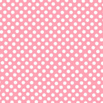 Flamenco Dotted Poplin Baby Rosa Hintergrund 7mm - Ribes y Casals