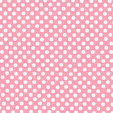 Flamenco Dotted Poplin Baby Rosa Hintergrund 7mm - Ribes y Casals