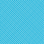 Flamenco Polka Dots Popeline Türkis Hintergrund 2mm - Ribes y Casals