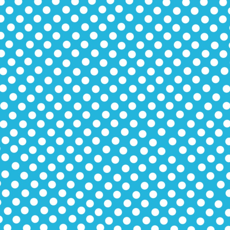 Flamenco Polka Dots Popeline Türkis Hintergrund 7mm - Ribes y Casals
