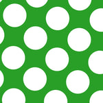 Flamenco Polka Dots Popeline Grüner Hintergrund 60mm - Ribes y Casals