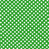 Flamenco Polka Dots Popeline Grüner Hintergrund 7mm - Ribes y Casals