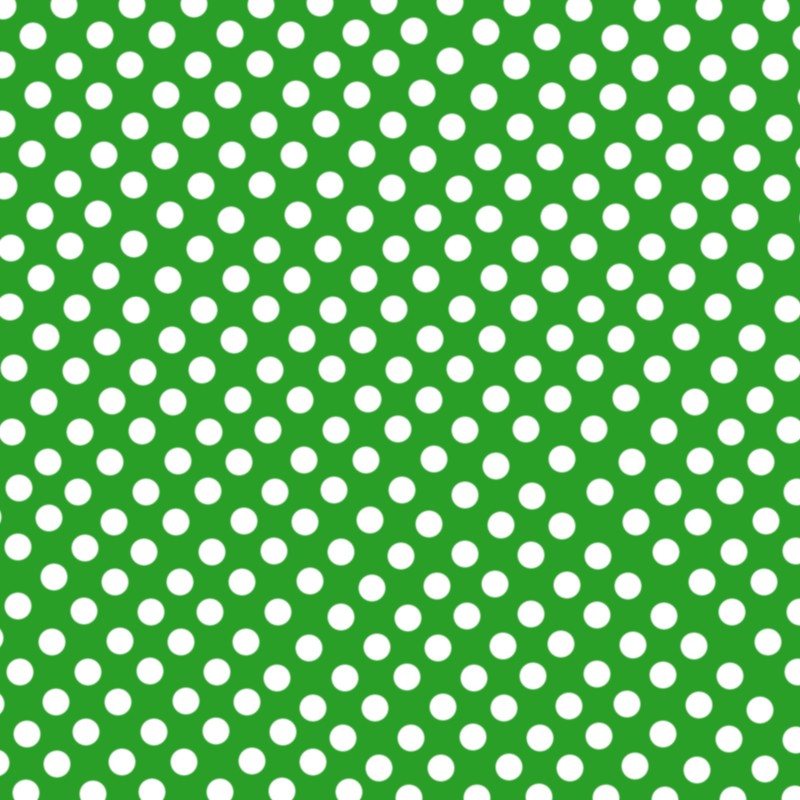 Flamenco Polka Dots Popeline Grüner Hintergrund 7mm - Ribes y Casals