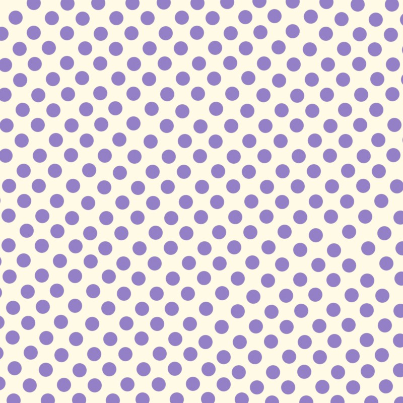 Fliederfarbene Flamenco-Polka-Dots Popeline 7mm - Ribes y Casals