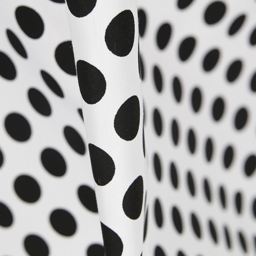 Flamenco Polka Dots Popeline Schwarz 15mm - Ribes y Casals