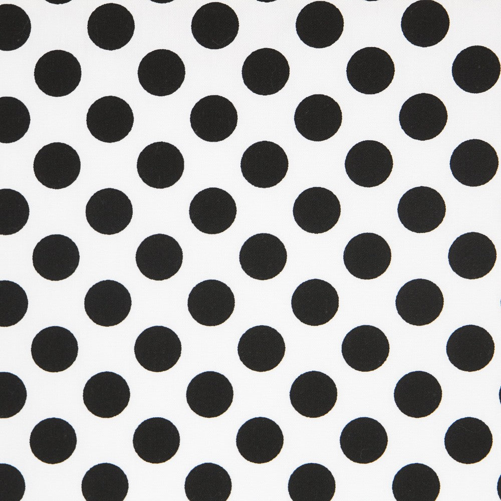 Flamenco Polka Dots Popeline Schwarz 15mm - Ribes y Casals