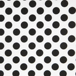 Flamenco Polka Dots Popeline Schwarz 15mm - Ribes y Casals
