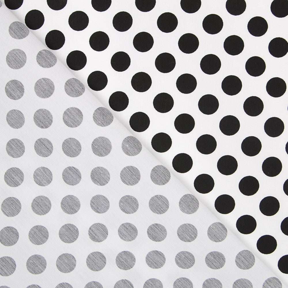 Flamenco Polka Dots Popeline Schwarz 15mm - Ribes y Casals