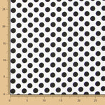 Flamenco Polka Dots Popeline Schwarz 15mm - Ribes y Casals
