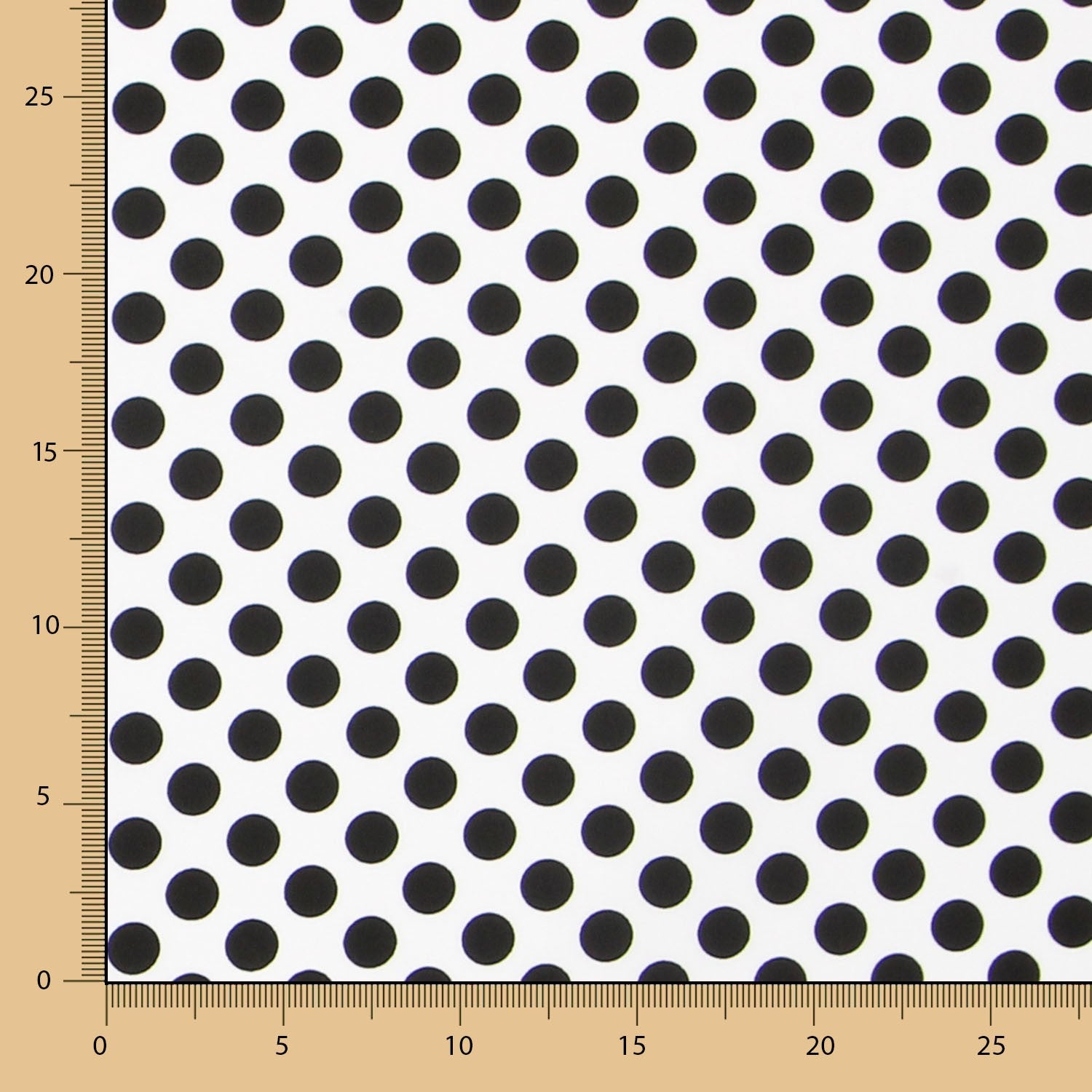 Flamenco Polka Dots Popeline Schwarz 15mm - Ribes y Casals