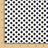 Flamenco Polka Dots Popeline Schwarz 15mm - Ribes y Casals
