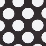 Flamenco Polka Dots Popeline Schwarzer Hintergrund 60mm - Ribes y Casals