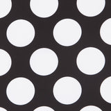 Flamenco Polka Dots Popeline Schwarzer Hintergrund 60mm - Ribes y Casals