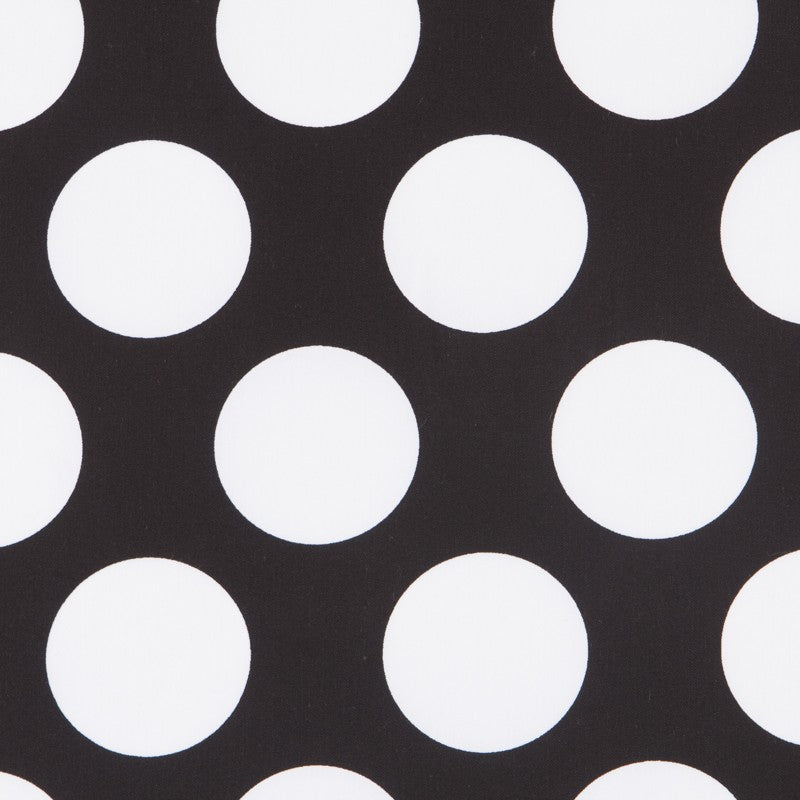 Flamenco Polka Dots Popeline Schwarzer Hintergrund 60mm - Ribes y Casals