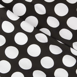 Flamenco Polka Dots Popeline Schwarzer Hintergrund 60mm - Ribes y Casals