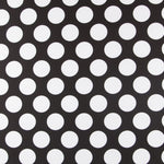 Flamenco Polka Dots Popeline Schwarzer Hintergrund 60mm - Ribes y Casals