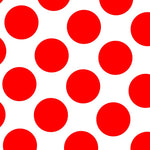 Flamenco Polka Dots Popeline Rot 60mm - Ribes y Casals