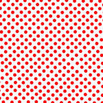Flamenco Polka Dots Popeline Rot 7mm - Ribes y Casals