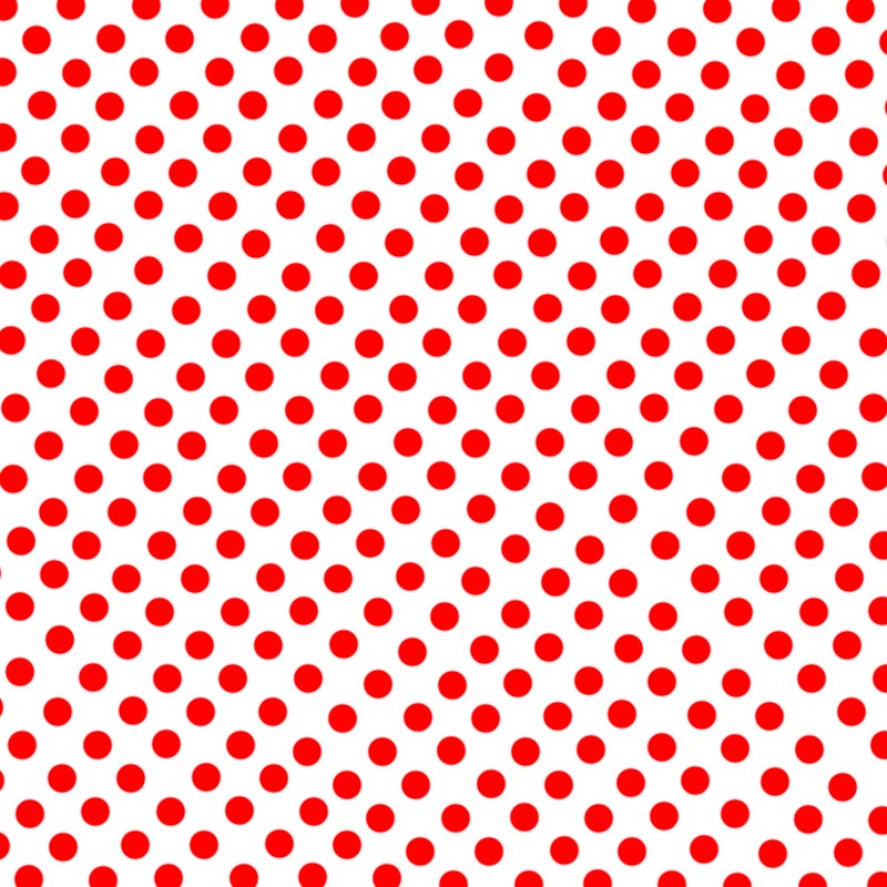 Flamenco Polka Dots Popeline Rot 7mm - Ribes y Casals