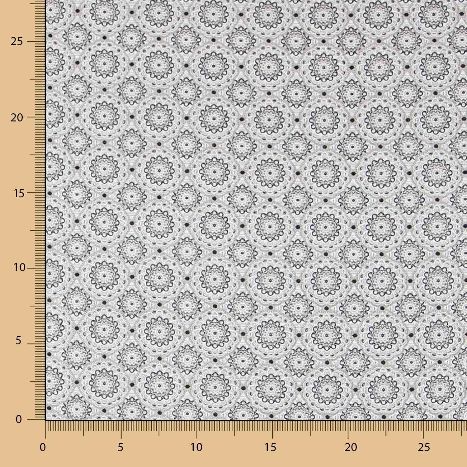 Mandala Popeline Grau - Ribes y Casals