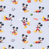 Popeline Mickey Mouse Streifen - Ribes y Casals