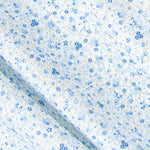 Popeline Mini Bouquet Blau - Ribes y Casals