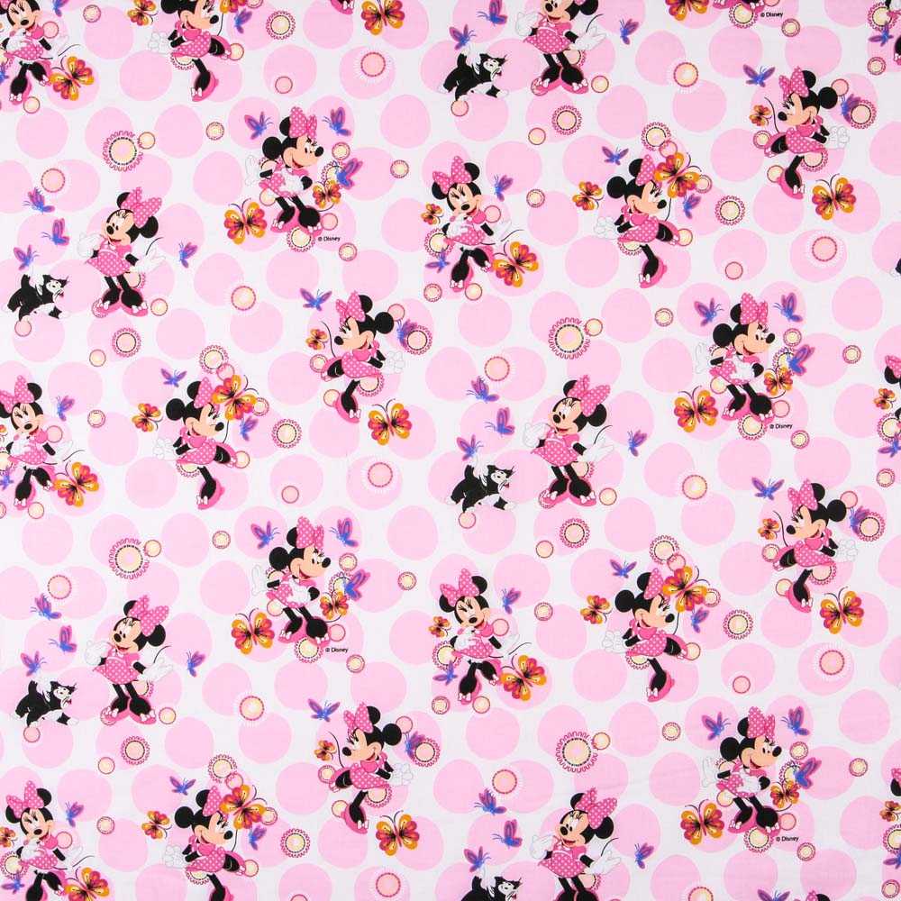 Rosa Minnie Pop Popeline - Ribes y Casals