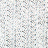 Popeline Moda Bouquet Schwarz Blau - Ribes y Casals