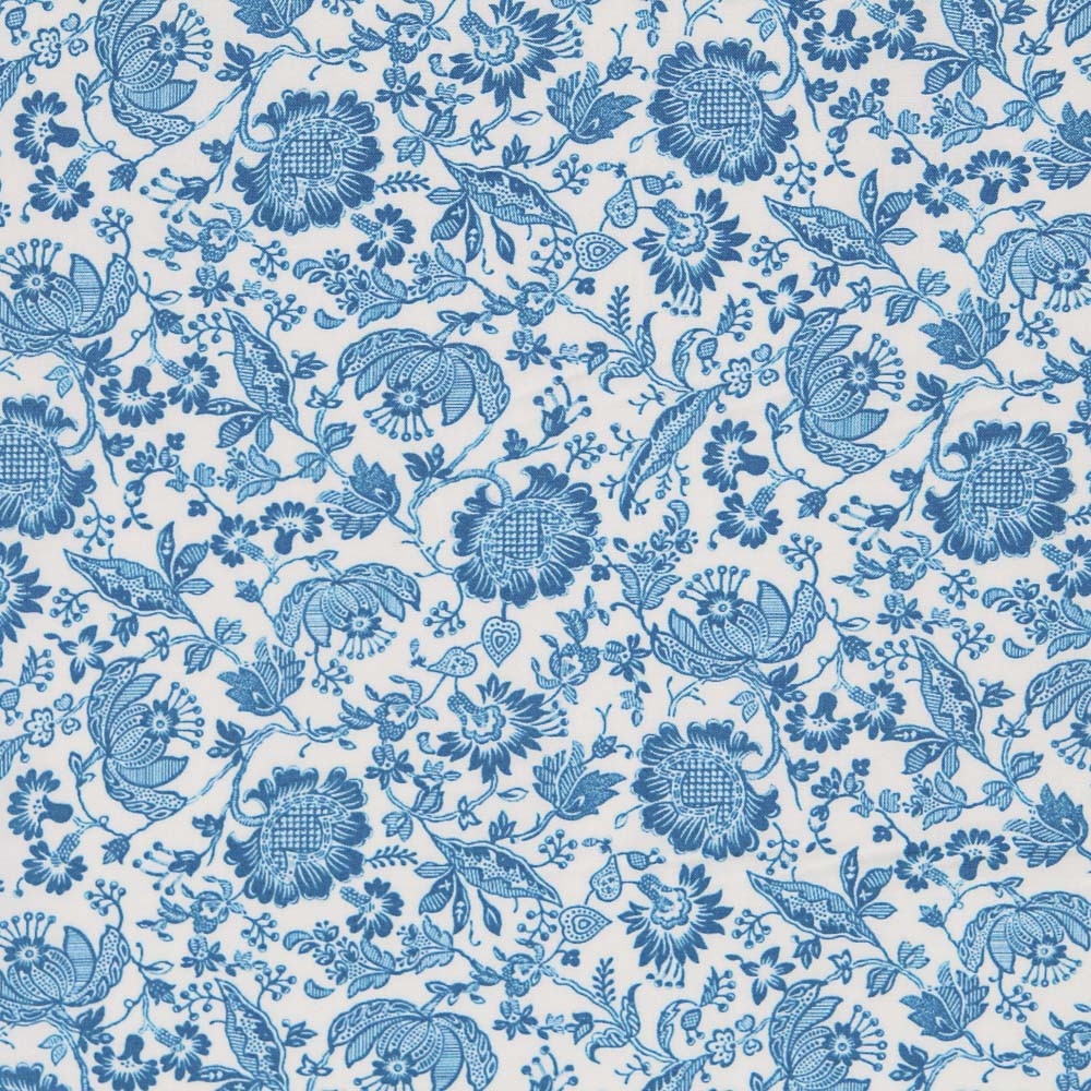 Popeline Moda Dehli Blau - Ribes y Casals