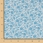 Popeline Moda Dehli Blau - Ribes y Casals