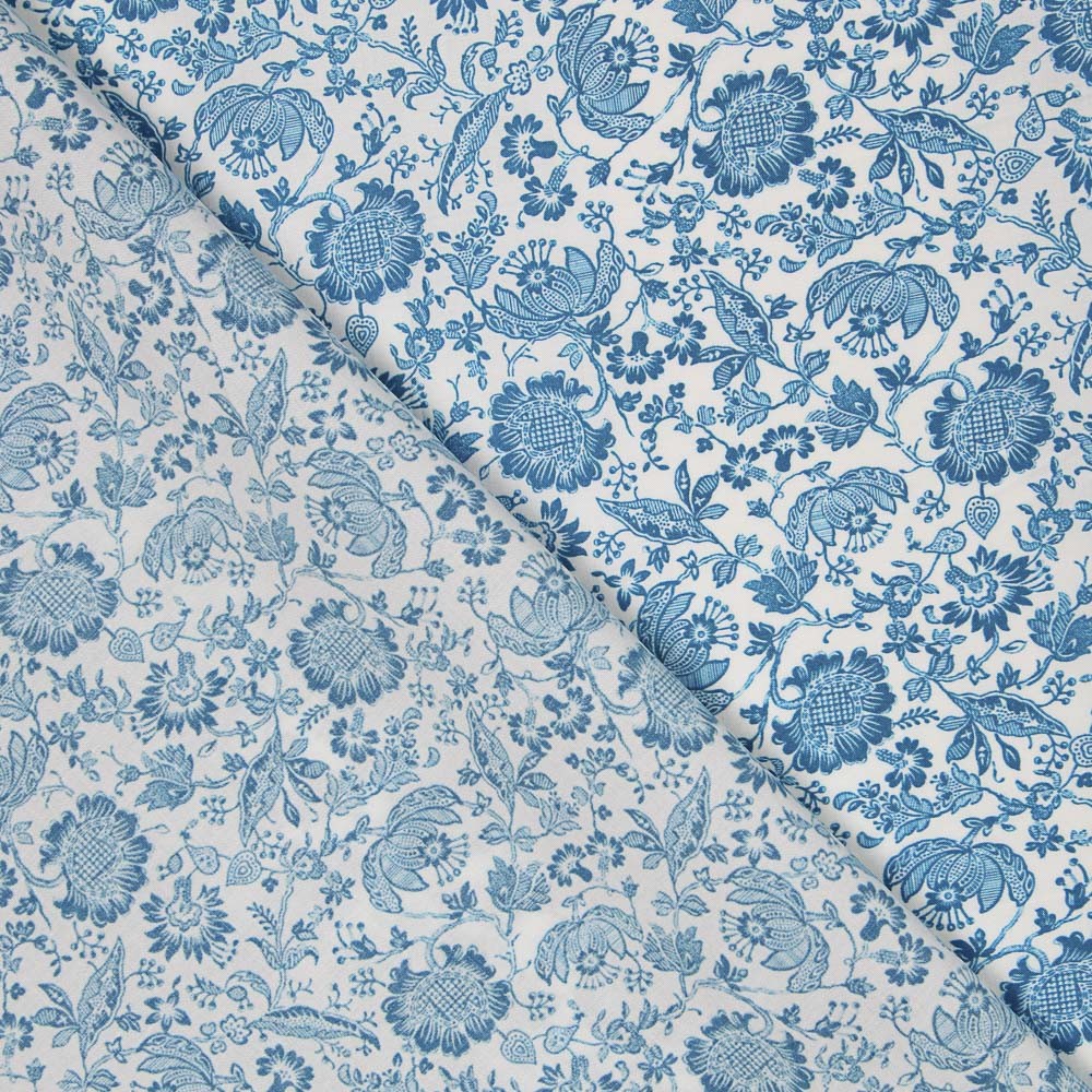 Popeline Moda Dehli Blau - Ribes y Casals