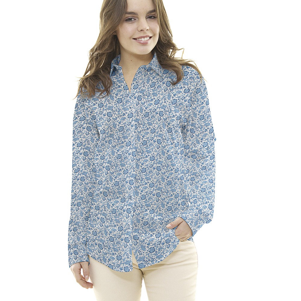 Popeline Moda Dehli Blau - Ribes y Casals