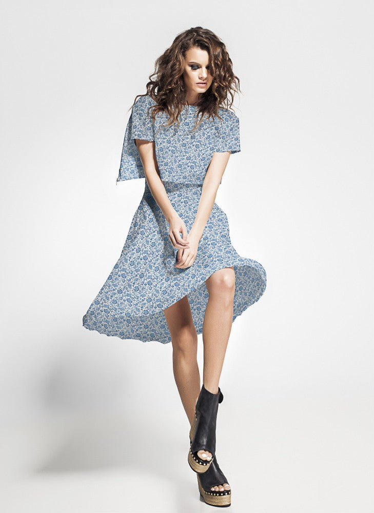 Popeline Moda Dehli Blau - Ribes y Casals