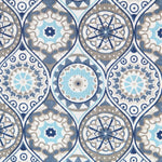 Mandala Blau Mosaik Popeline - Ribes y Casals
