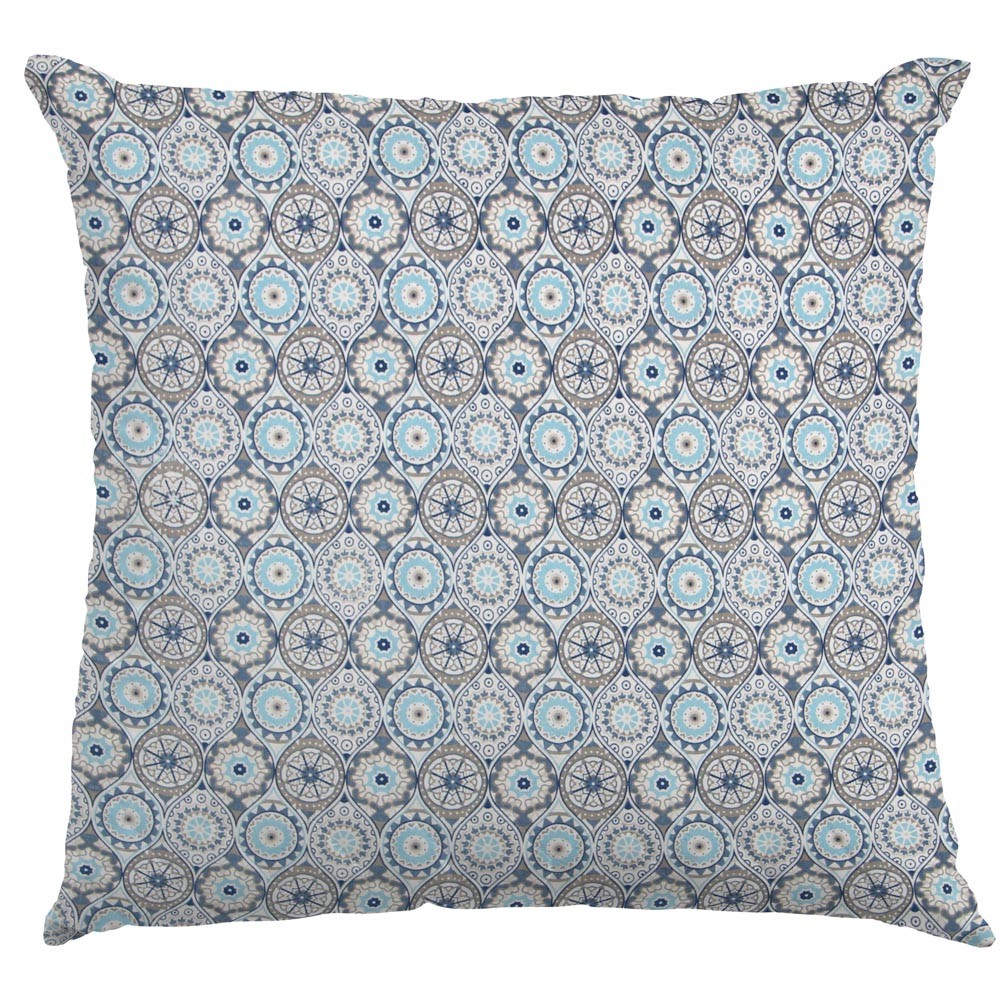 Mandala Blau Mosaik Popeline - Ribes y Casals