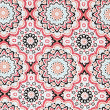 Popeline Mosaik Mandala Rot - Ribes y Casals
