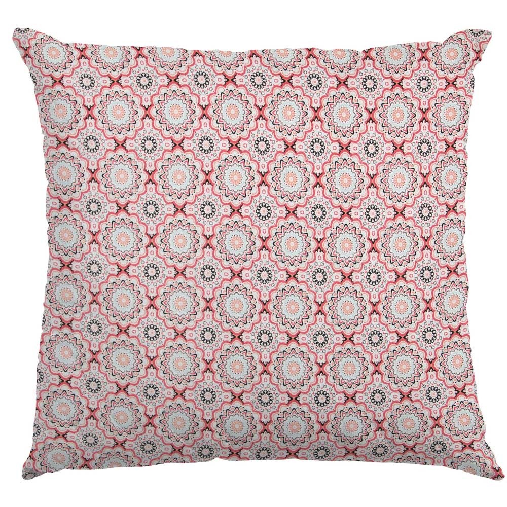 Popeline Mosaik Mandala Rot - Ribes y Casals