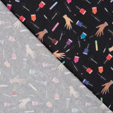 Nails Schwarze Popeline - Ribes y Casals