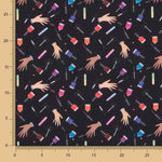 Nails Schwarze Popeline - Ribes y Casals