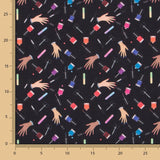 Nails Schwarze Popeline - Ribes y Casals