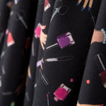 Nails Schwarze Popeline - Ribes y Casals