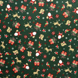 Weihnachten Popeline Weihnachten Zeichnungen Weihnachten Hintergrund Dunkelgrün - Ribes y Casals