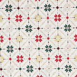 Popeline Weihnachten Mosaik Ecru - Ribes y Casals