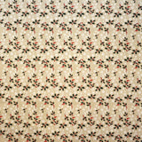 Popeline Weihnachten Mistelzweig Beige Hintergrund - Ribes y Casals