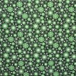 Weihnachten Popeline Schnee Schnee dunkelgrüner Hintergrund - Ribes y Casals