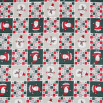 Popeline Weihnachtsaufnäher Grün - Ribes y Casals